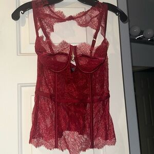 Victoria secret corset type sexy top size 36d